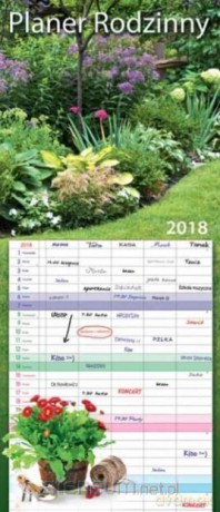 Kalendarz 2018 Planer Ścienny 22x48 [KALENDARZ]