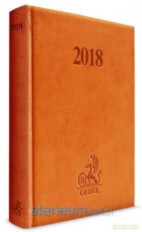 Kalendarz 2018 Prawnika podręczny B6 brązowy [KALENDARZ]