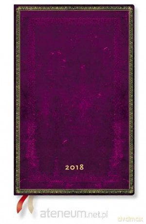 Kalendarz książkowy maxi 2018 12M horyzontalny Cordovan [KALENDARZ]