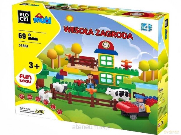 Klocki Blocki Mubi Wesoła zagroda 69 el. [KLOCKI]