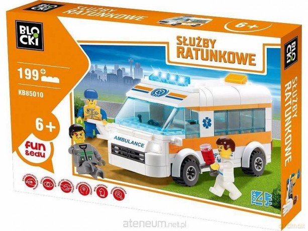 Klocki Blocki Służby ratunkowe 199 el. [KLOCKI]