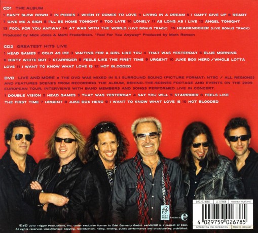 Foreigner: Can't Slow Down (digipack) [2CD]+[DVD]