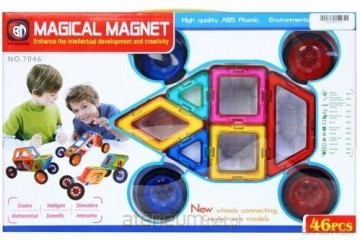Klocki magnetyczne 46 el [KLOCKI]