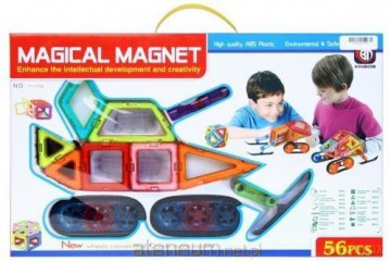 Klocki magnetyczne 56 el [KLOCKI]