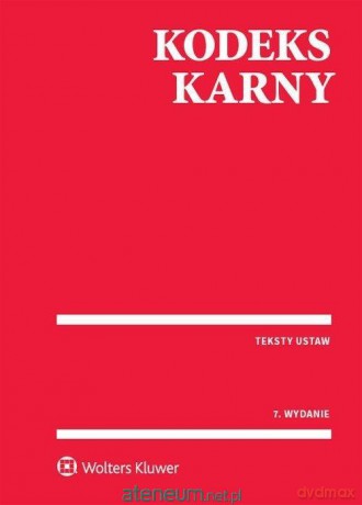 Kodeks karny [KSIĄŻKA]