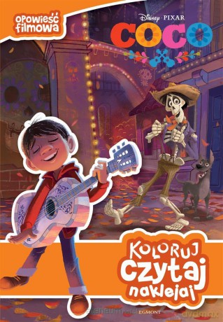 Koloruj, czytaj, naklejaj. Coco [KSIĄŻKA]