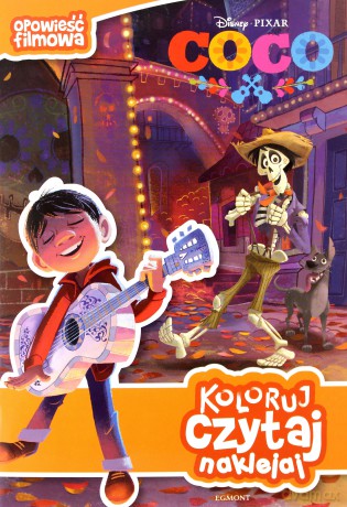 Koloruj, czytaj, naklejaj. Coco [KSIĄŻKA]