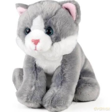 Kot szary siedzący 15 cm