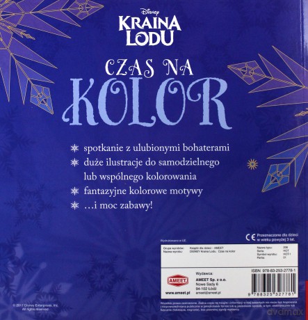 Kraina Lodu. Czas na kolor [KSIĄŻKA]