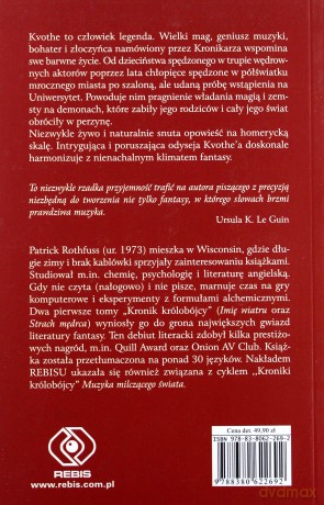 Kroniki Królobójcy (Tom 1) Imię wiatru - Patrick Rothfuss [KSIĄŻKA]