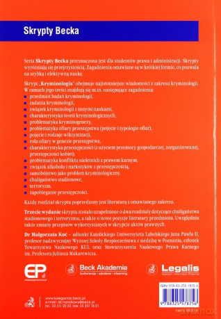 Kryminologia [KSIĄŻKA]