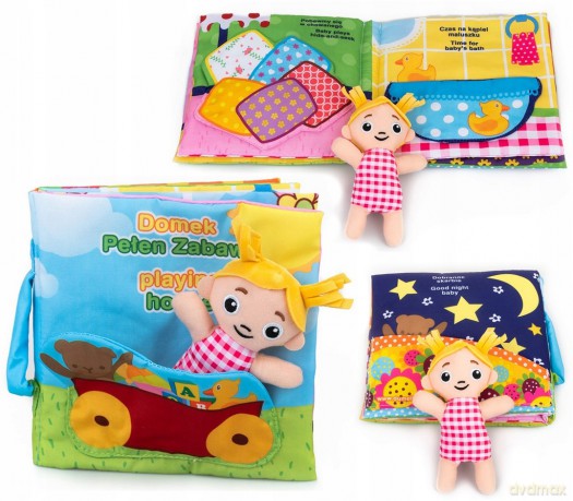 DUMEL Książeczka domek pełen zabawy