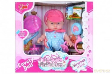 Lalka bobas 24 cm z akcesoriami