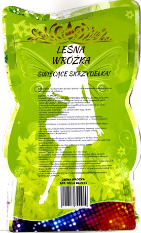 Lalka Leśna Wróżka ze skrzydełkami, 3 wzory