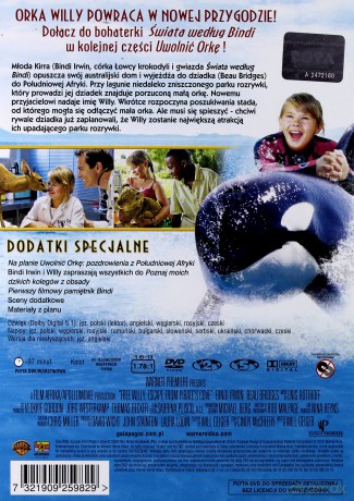 Uwolnić orkę 4: Ucieczka z Zatoki Piratów [DVD]