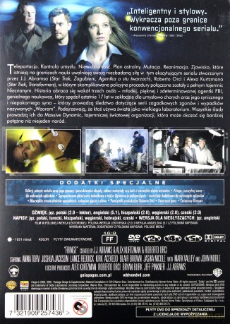 Fringe: Na granicy światów Sezon 1 [7DVD]