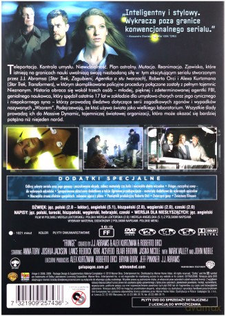 Fringe: Na granicy światów Sezon 1 [7DVD]