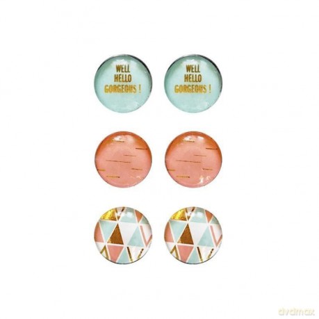 Magnesy pastelowe 6 szt.