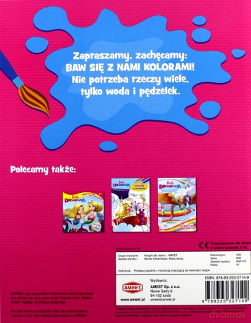 Maluj wodą. Barbie Dreamtopia [KSIĄŻKA]
