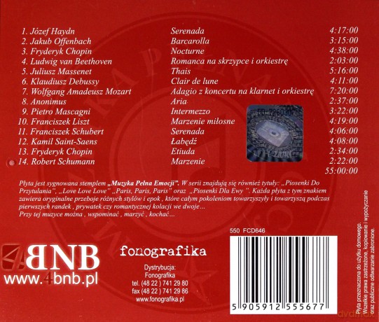 Wirtuozeria Uczuć [CD]