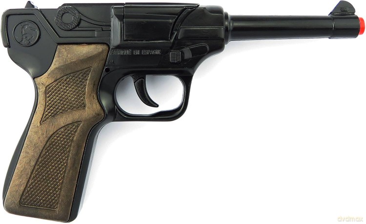 Metalowy pistolet policyjny 8 naboi