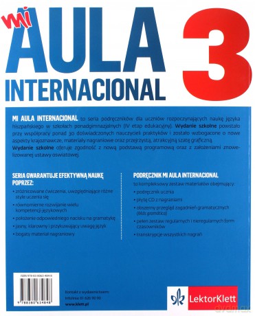 Mi Aula Internacional 3 podręcznik wieloletni [KSIĄŻKA]+[CD]