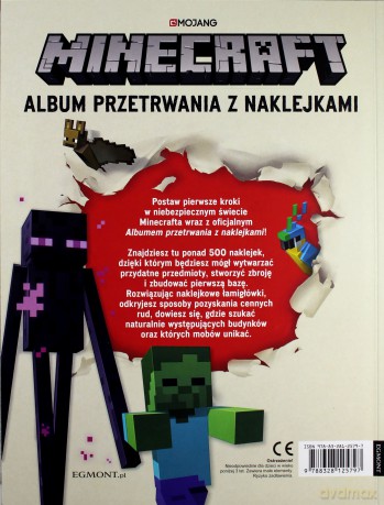 Minecraft. Album przetrwania z naklejkami [KSIĄŻKA]