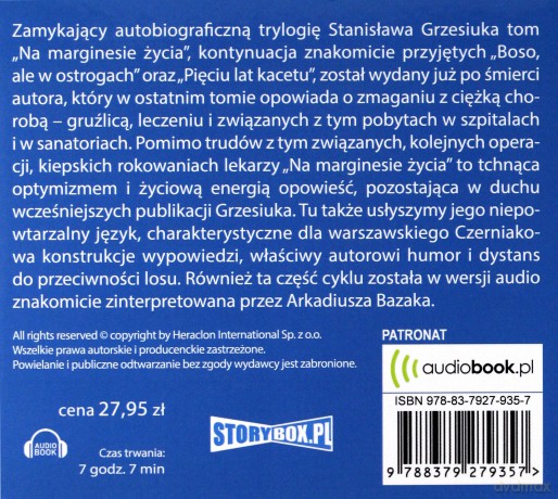 Na marginesie życia - Stanisław Grzesiuk [AUDIOBOOK]