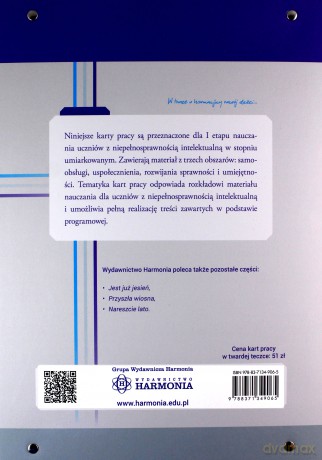 Nadeszła zima Karty pracy sztywna teczka [KSIĄŻKA]