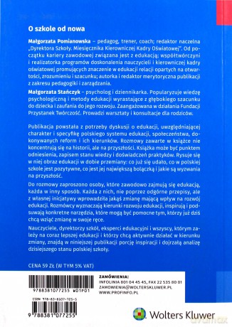 O szkole od nowa. Rozmowy o edukacji - Małgorzata Pomianowska, Małgorzata Stańczyk [KSIĄŻKA]