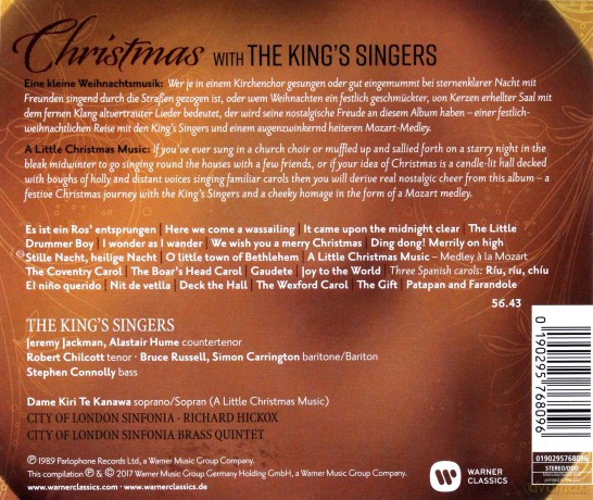King's Singers: Christmas With The King's Singers [CD]