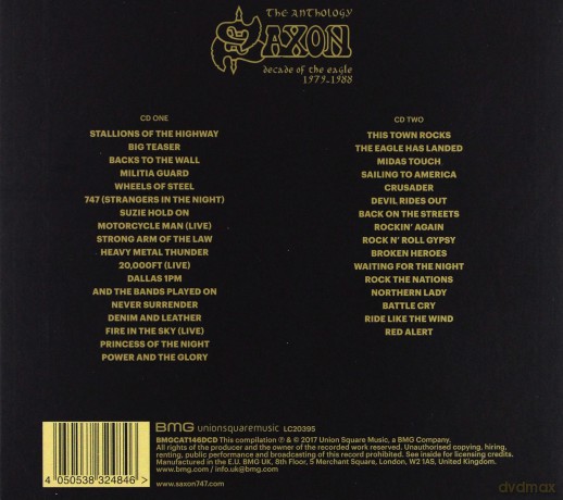 Saxon: Decade Of The Eagle [2CD]