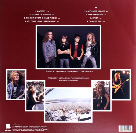 Metallica: Master Of Puppets (Remastered) [Winyl]