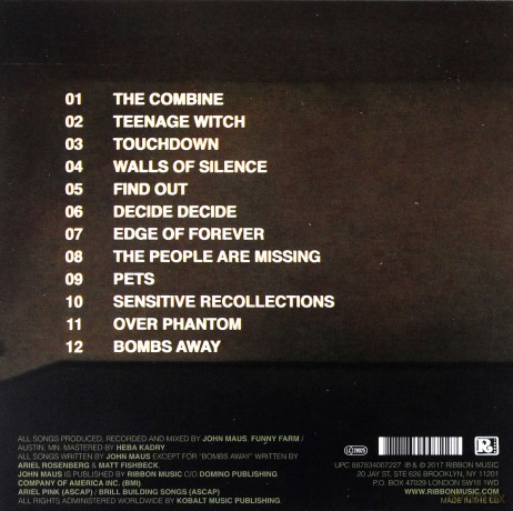 John Maus: Screen Memories [CD]