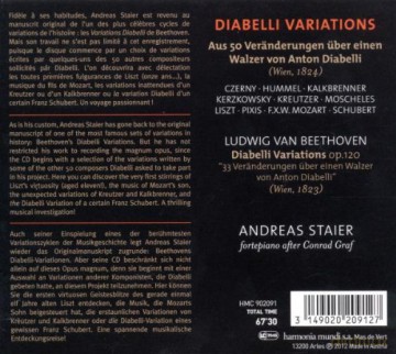 Beethoven: Diabelli Variations Staier (digipack) [CD]