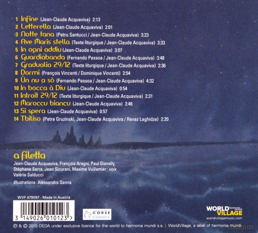Castelli: A Filetta (digipack) [CD]