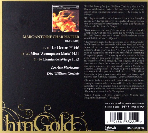 Charpentier: Te Deum (digipack) [CD]