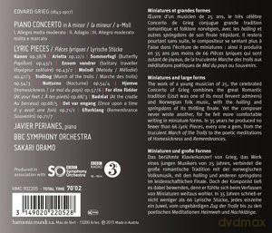 Grieg: Piano Concerto Lyric Pieces Perianes BBC SO Oramo [CD]