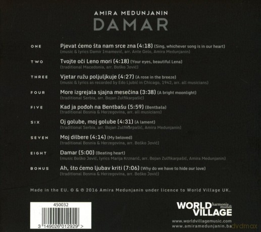 Amira Medunjanin: Damar (digipack) [CD]