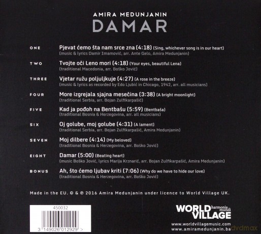 Amira Medunjanin: Damar (digipack) [CD]