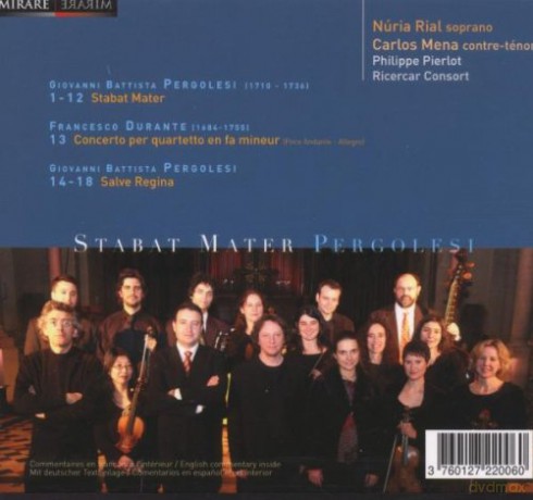 Pergolesi: Stabat Mater (digipack) [CD]