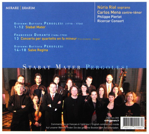 Pergolesi: Stabat Mater (digipack) [CD]
