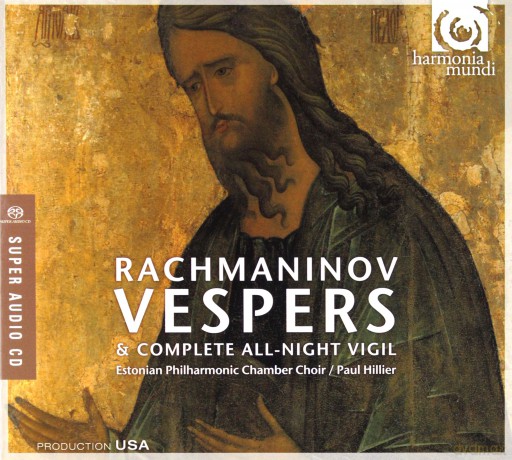 Rachmaninov: Vespers Estonian Philharmonic Chamber Choir Hillier [SACD]