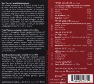 Schubert: Arpeggione Sonata Queyras Tharaud (digipack) [CD]