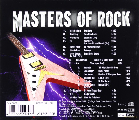 Masters Of Rock vol.2 [CD]