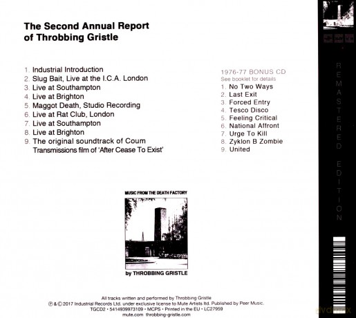 Throbbing Gristle: The Second Annual Report Of Throbbing Gristle [2CD]