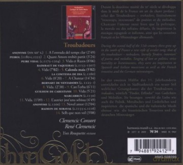 Troubadours: Clemencic Consort (digipack) [CD]