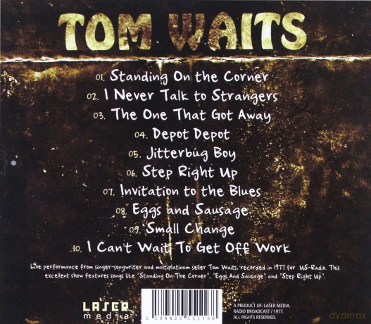 Tom Waits: Standing On The Corner [CD]