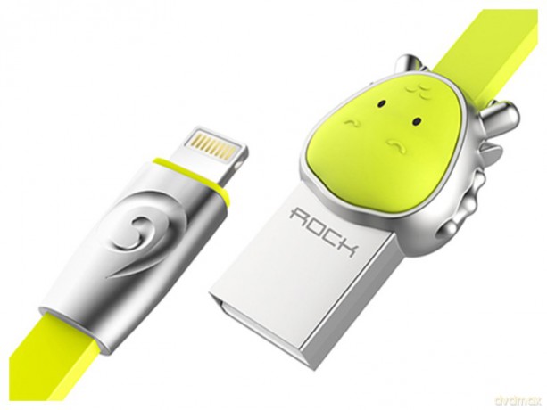 Kabel USB Lightning Zwierzątka iPhone 100 cm Smok (Rock)