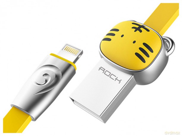 Kabel USB Lightning Zwierzątka iPhone 100 cm Tygrys (Rock)